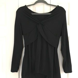 Black Long Sleeve Top